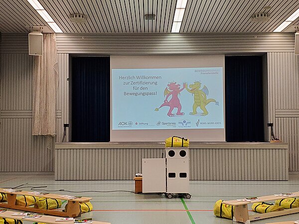 Theorie-Teil mit Präsentation "Bewegungspass" 